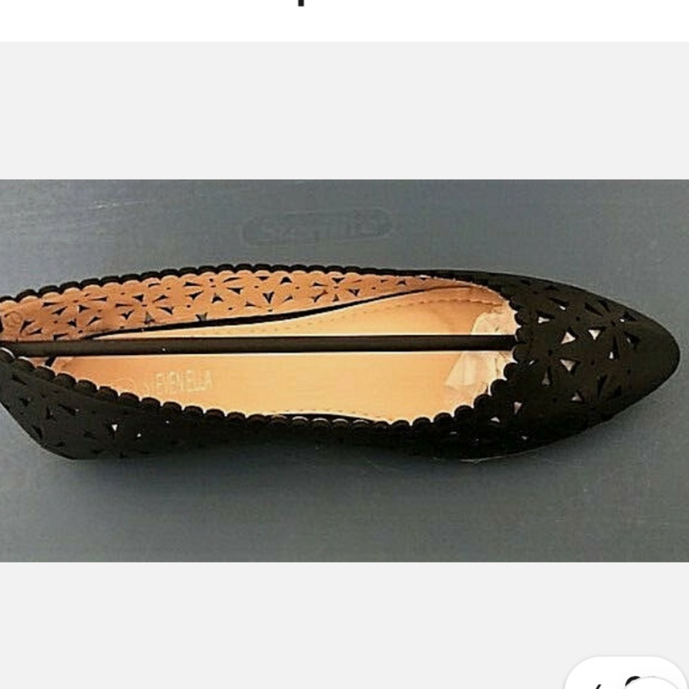 Chic Black Cutout Women's Loafers